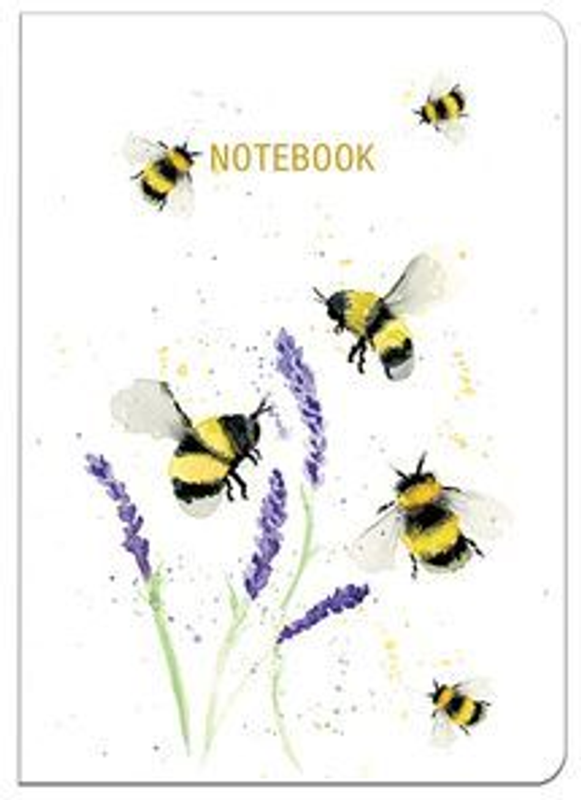 Notebook (Embossed) Bees and Lavender A6 NB001