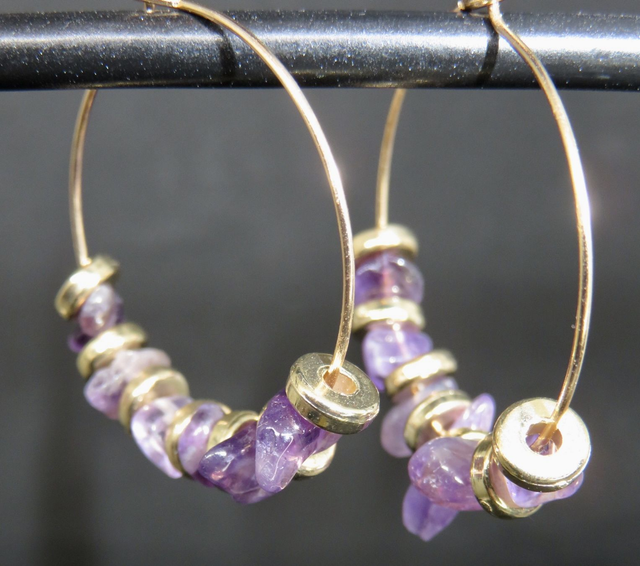 Créole en Améthyste