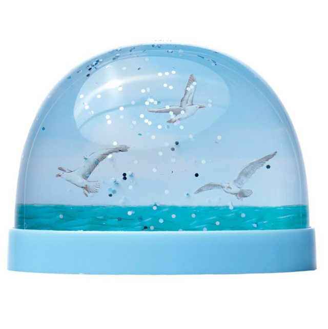 Seagull Buoy Large Glitter Snow Storm