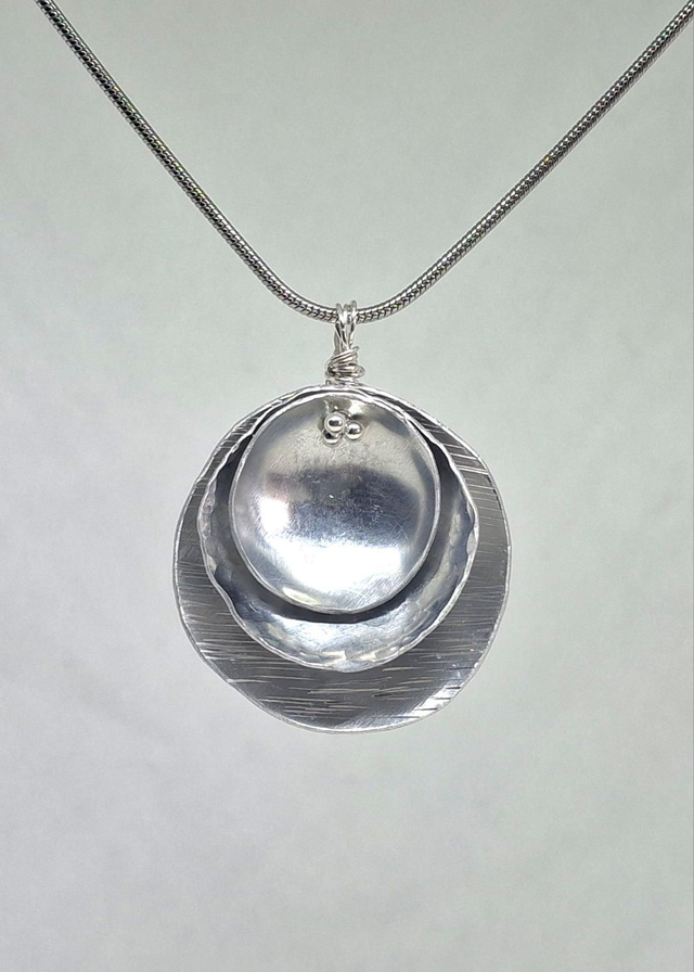 3 Stacked Dome Pendant