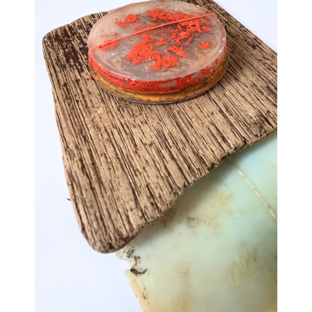 Orange Pop - small 3D wall sculpture