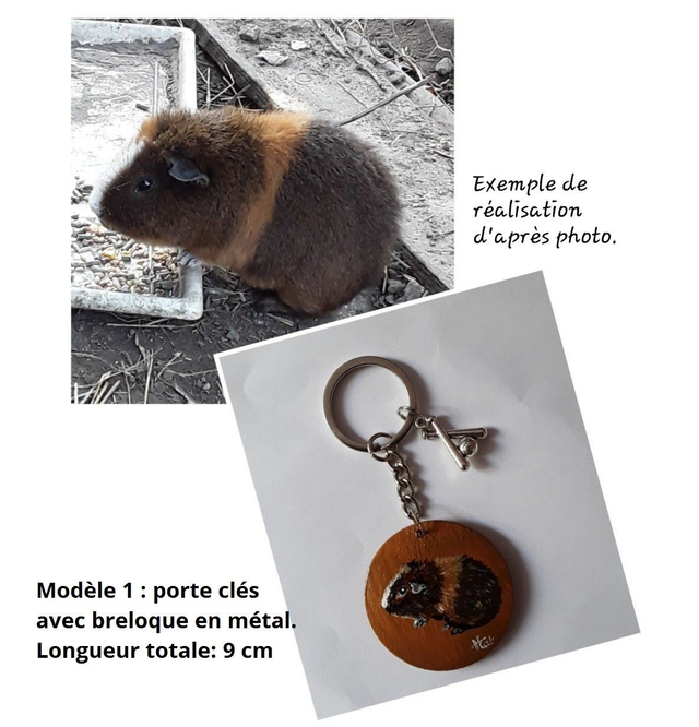 Mini peinture sur bois d' après photo personnelle   modèle 1( sur commande)