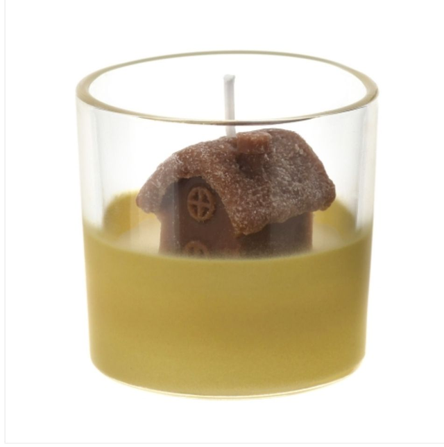 CANDELA CASETTA MARRON 5CM PROF.OUD