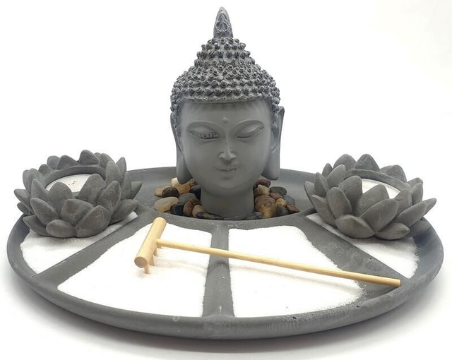 Jardin Zen "Tête de Bouddha"