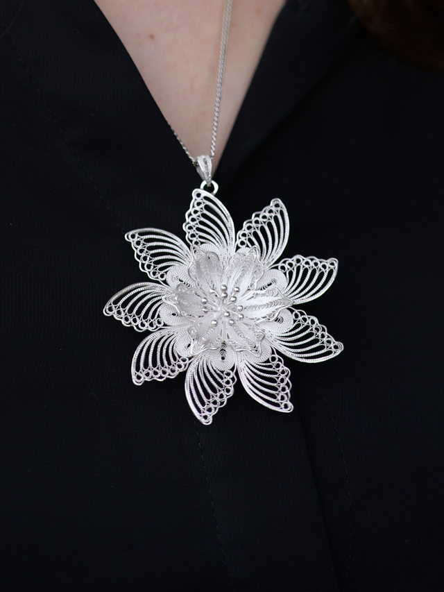 Large Flower Pendant
