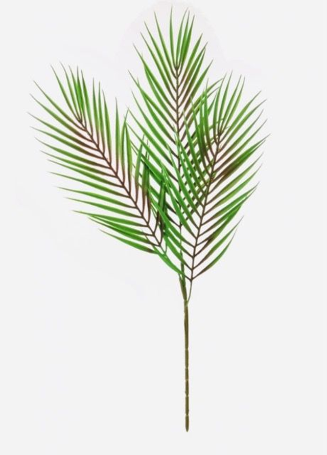 3 Stem Palm Leaf