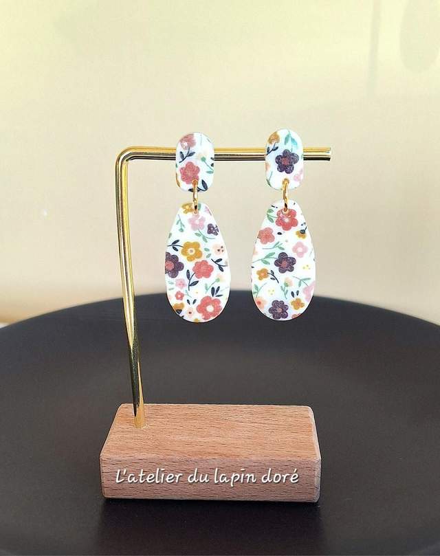 Boucles d&#039;oreilles Flora