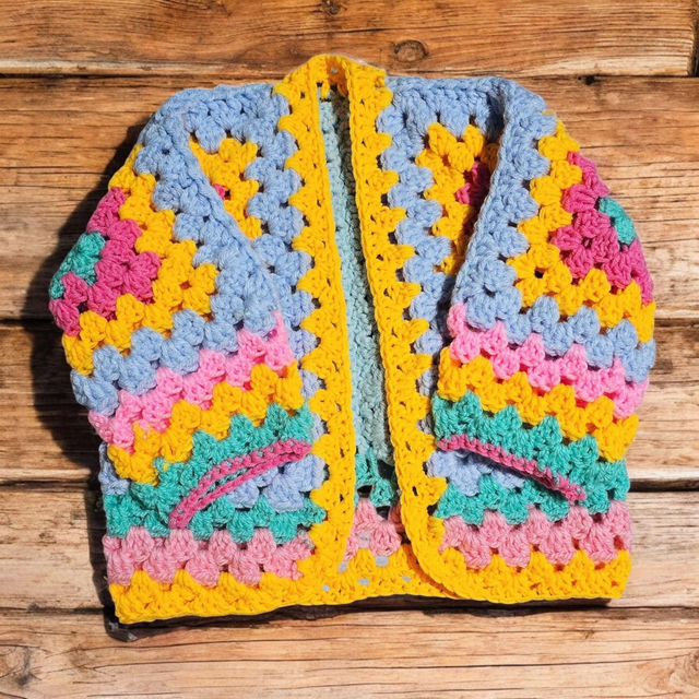 Hexi Cardigan - 1-2 years - Ready to ship 