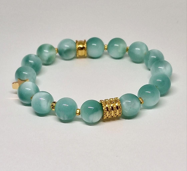 Bracelet Garniérite en 1 cm 