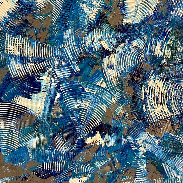 Où est le Bleu ? - Huile 100x120cm - 2009