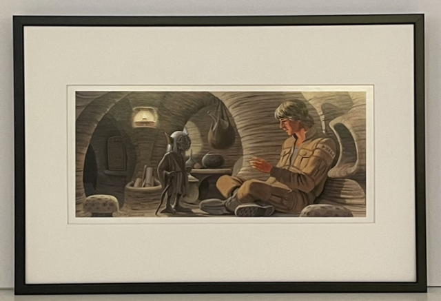 Luke in Yoda‘s hut - Ralph McQuarrie / Star Wars 