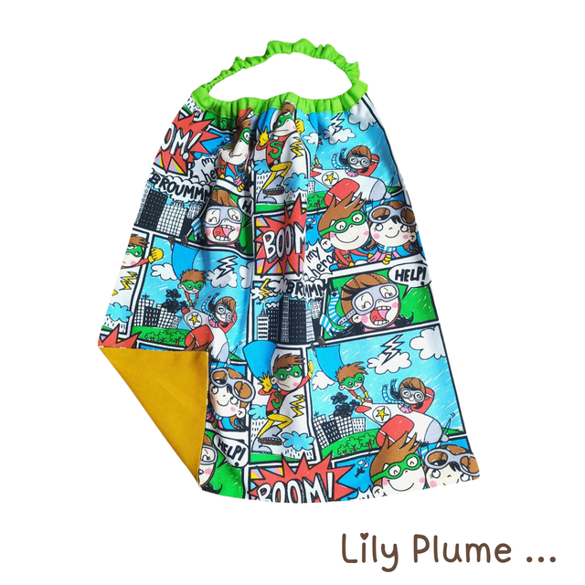 Serviette élastiquée super héros