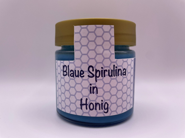 Blaue Spirulina in Honig 250g