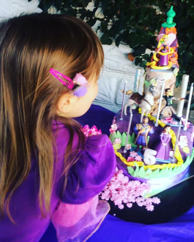 Tangled Birthday Cake 4 Tier