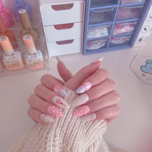 Set de Press-on Nails "Sakura Card Captor" 🌸✨