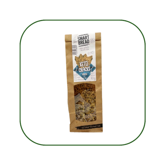 Keto Cracks (glutenfrei) SmartBread, 60g 