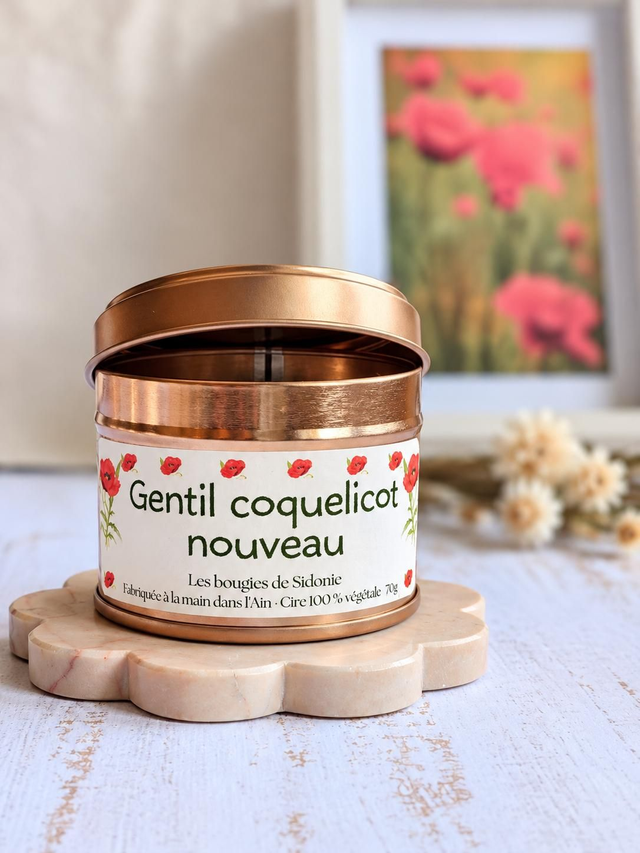 Bougie Coquelicot 