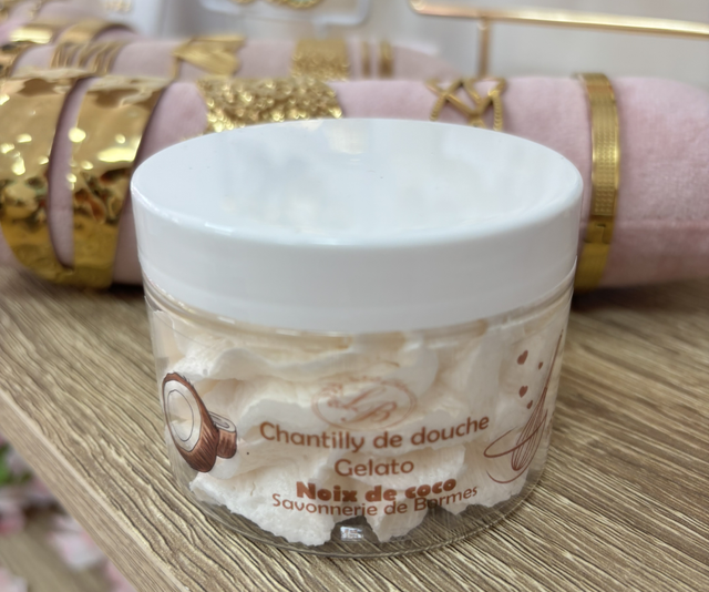Chantilly de douche noix de coco 