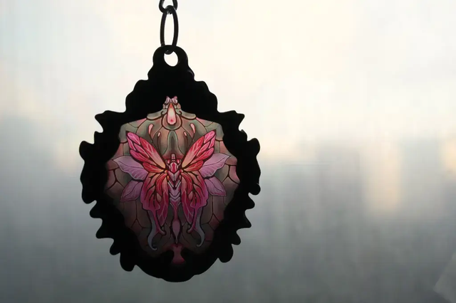 Suspension- Cadre magique papillon