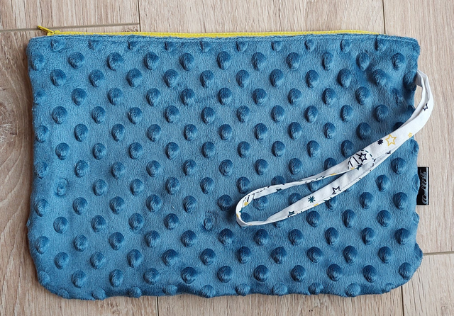 Trousse souple bleu étoiles