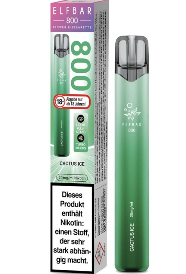 ELFBAR 800 Einweg E-Zigarette – Cactus Ice | 20 mg
