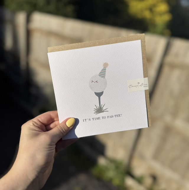 Sports Collection - It’s Time To Par-tee Greetings Card 