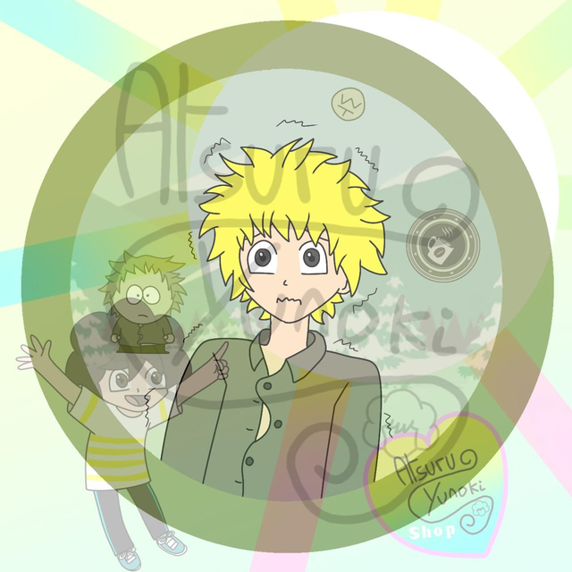 Tweek / Rainbow Badges / Serie 11 / South Park / (Design by Atsuru_Yunoki (me) )