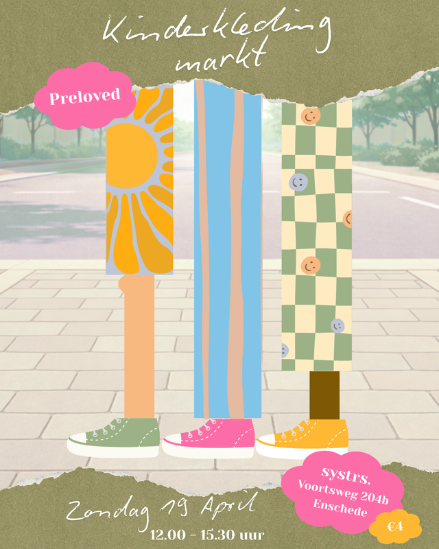 Tickets kinderkleding markt April 2026