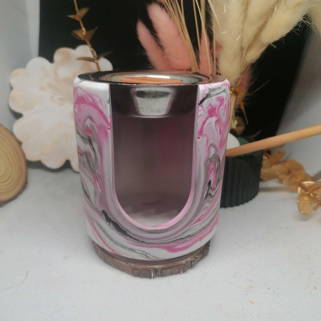 Brûle parfum marbré