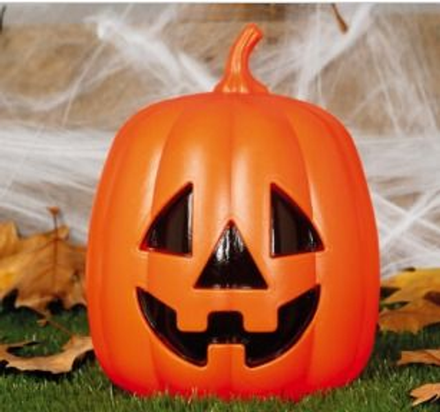 HALLOWEEN , 19870 ZUCCA CON LUCE 27 CM
