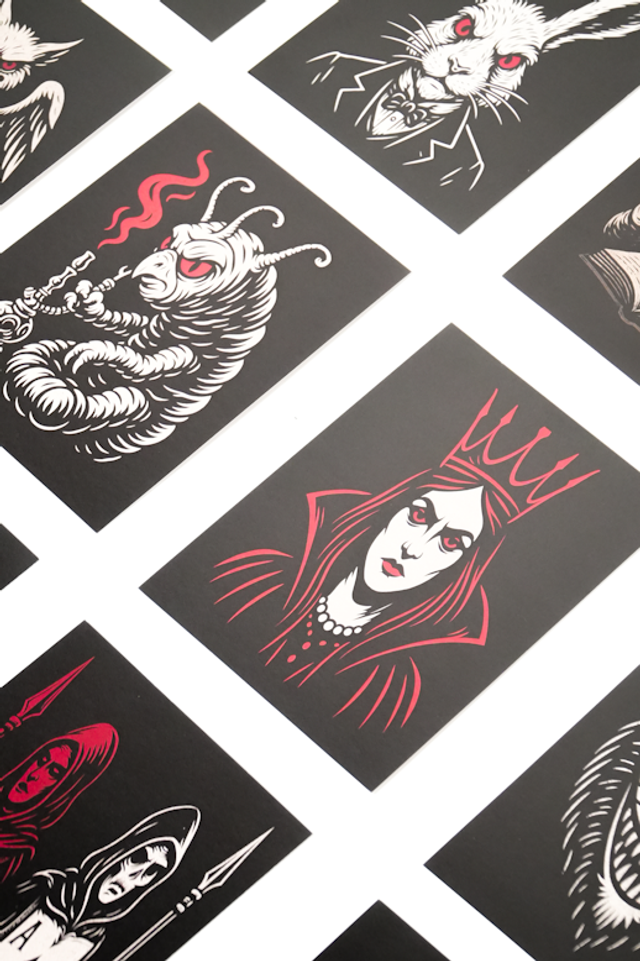 Back Through the Looking Glass — Character Postcards