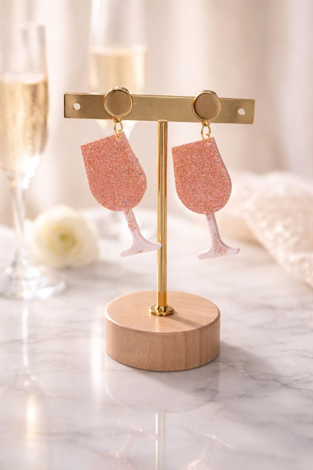 Boucle Wine - Collection Pivoine pétillante