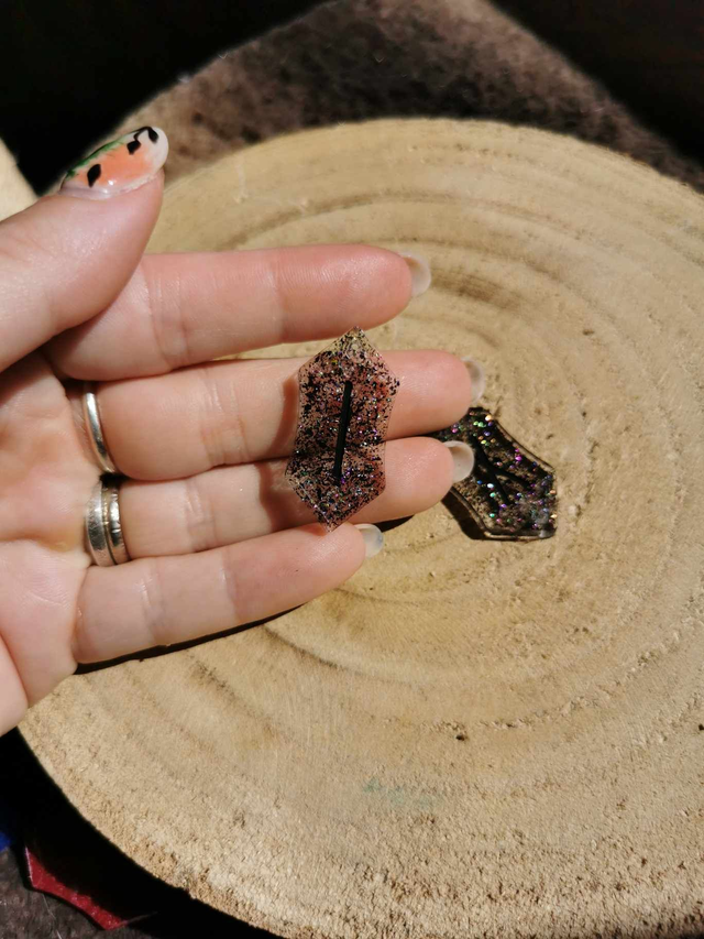 Transparent multi paillettes