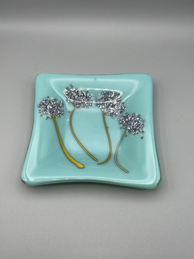 Cornflowers - Blue Reactive Decorative Dish