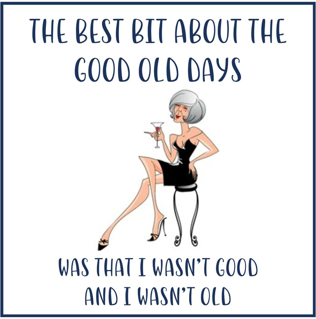 103 - GIGGLE CARD X- THE GOOD OLD DAYS