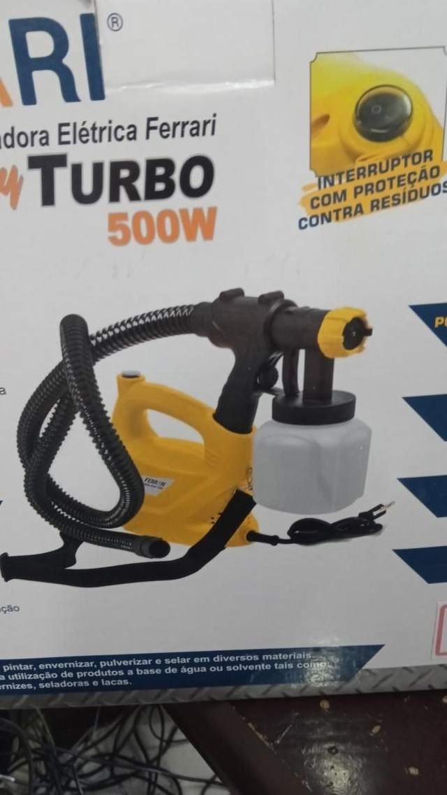 Pistola Pintura Pulverizadora Ferrari 500W