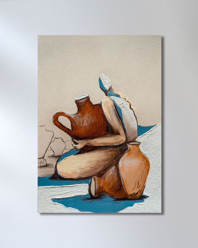 L’ŒUVRE DU MOIS — Étreinte d’argile