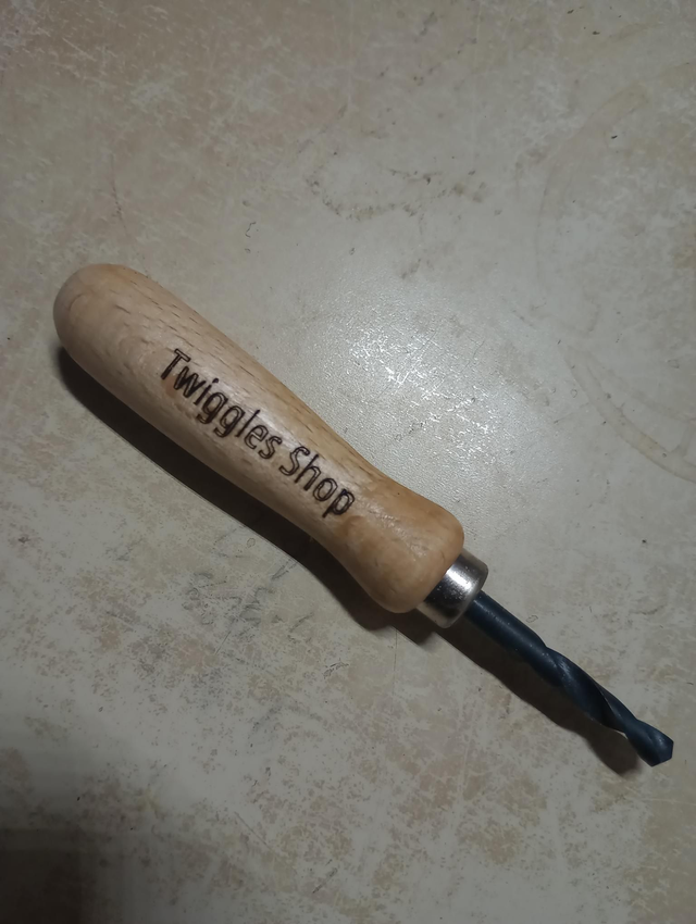 Small Palm Drill - Laser Engraved