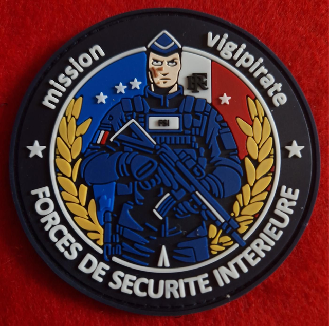 Patch pvc générique FSI, Mission Vigipirate.