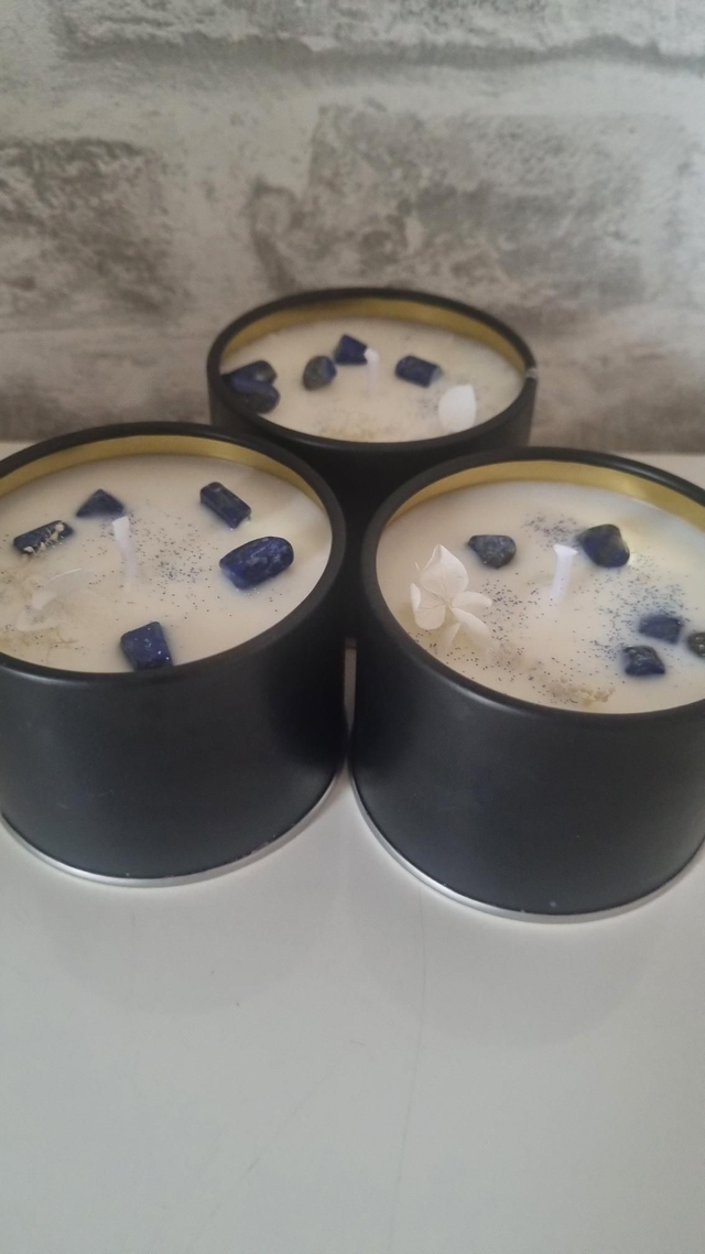 Pierres bleues / Cuir 