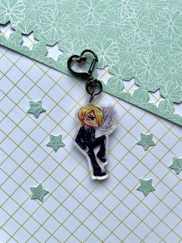 Sanji One Piece Keychain