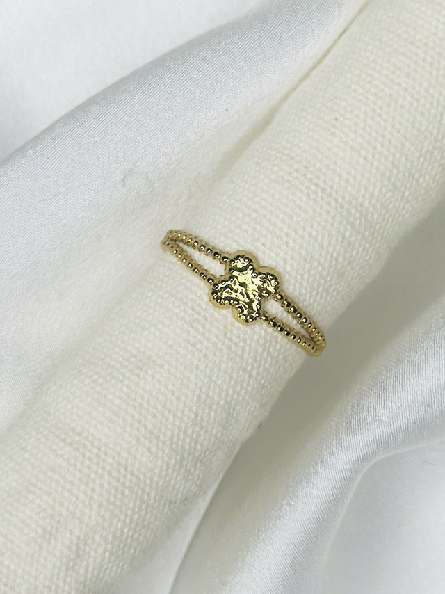 61-Bague trèfle 