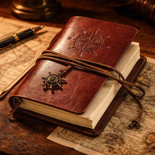 Grimoire vintage rouge