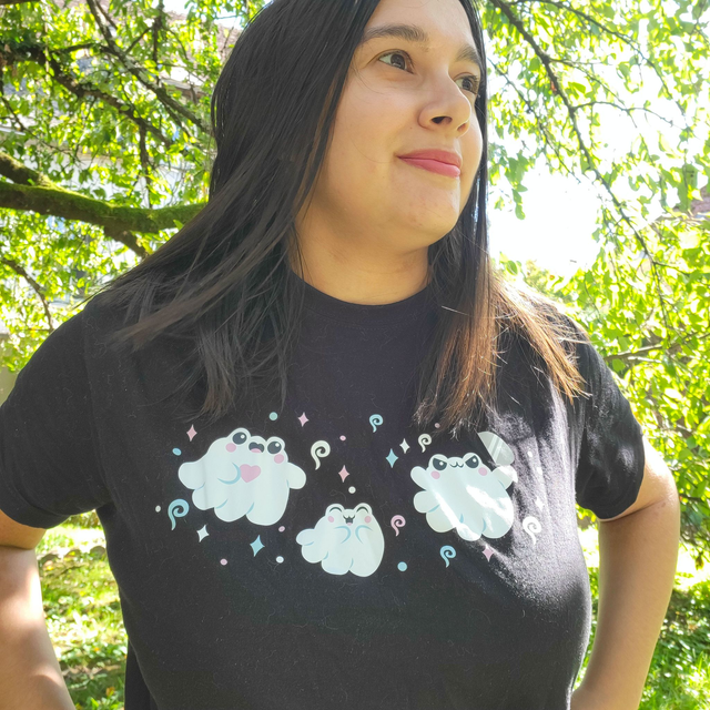 T-shirt grenouilles fantômes