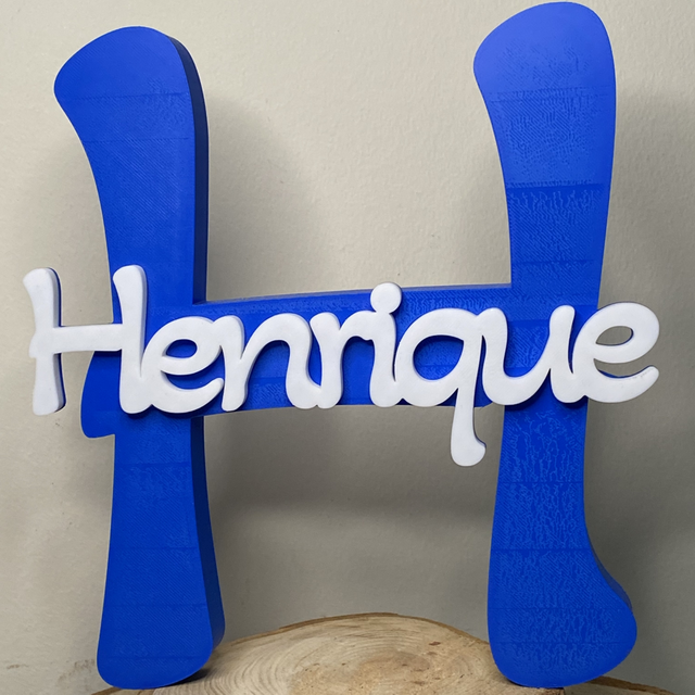 Placa Letra Personalizável