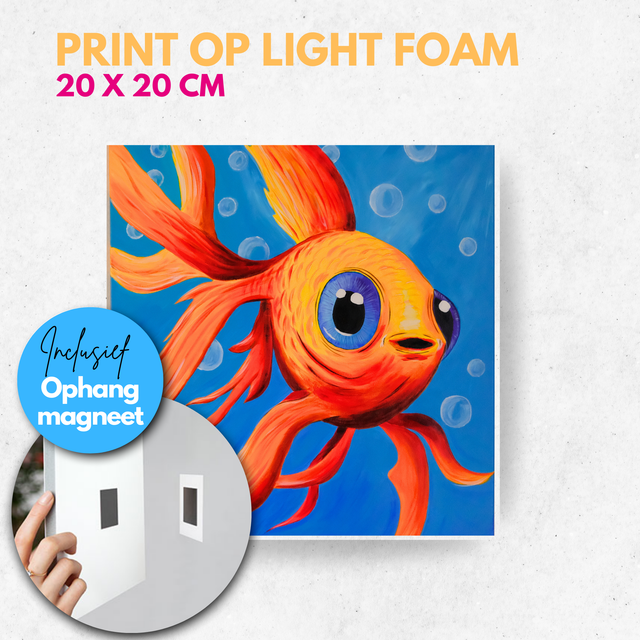 Vis | Light foam met magneet
