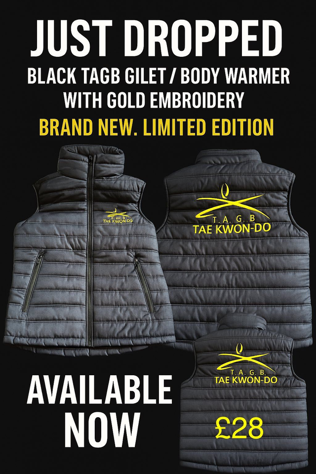 TAGB Gilet/Body Warmer with gold embroidery