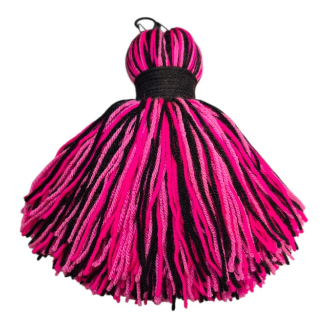 Pinks and Black Mix Tassel 