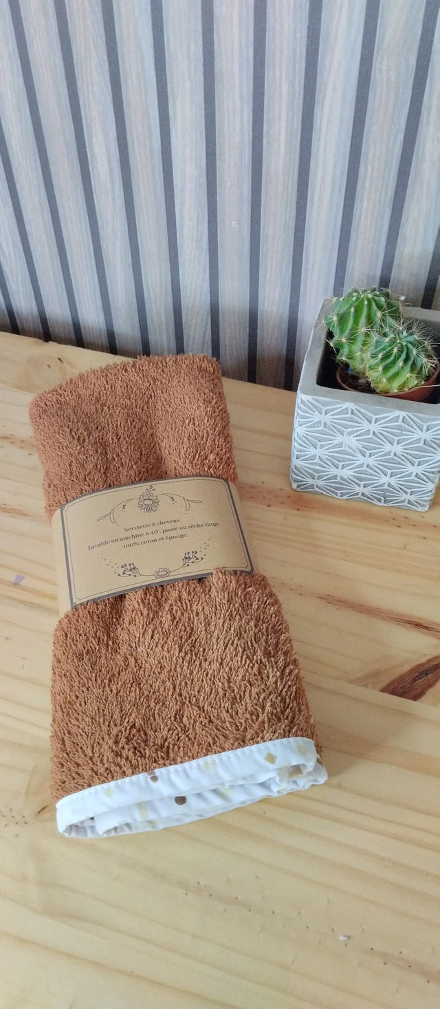 Serviette turban à cheveux  