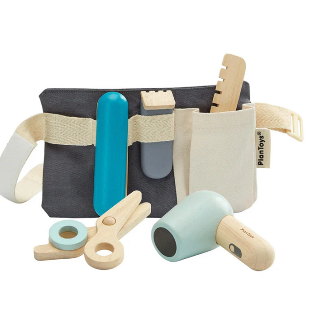 Wooden Hair Dresser Play Set